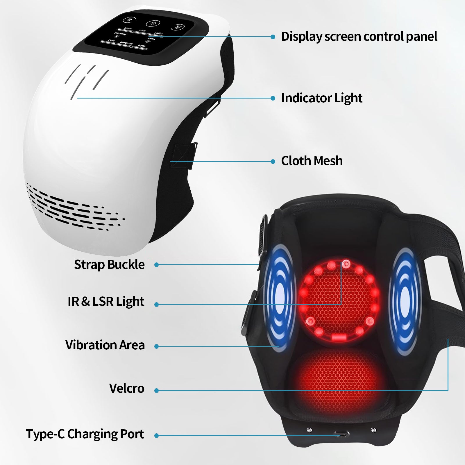 Infrared & Massage Knee Device
